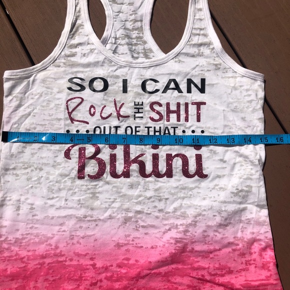 Cute Women’s Tank w/ funny saying (size M) - Picture 4 of 5
